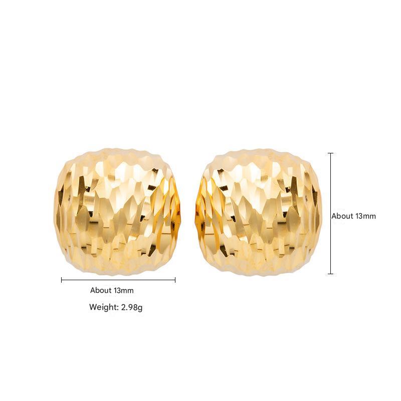 Light luxury niche versatile retro temperament earrings