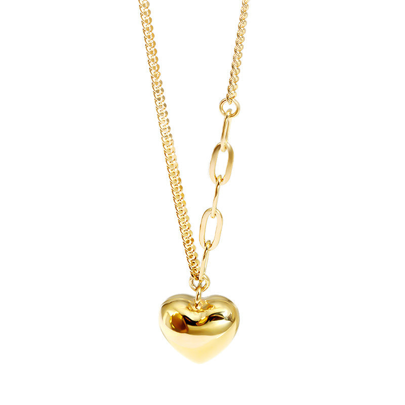 Heart Shaped Clavicle Necklace