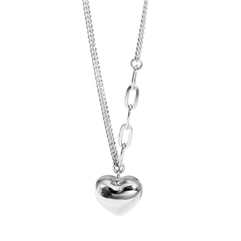 Heart Shaped Clavicle Necklace