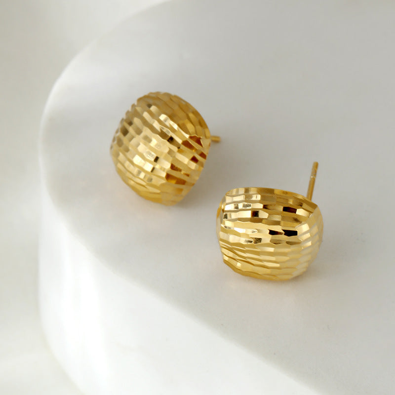 Light luxury niche versatile retro temperament earrings