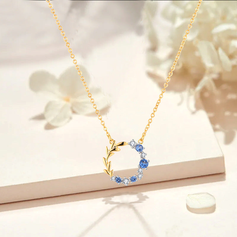 Zirconia Garland Necklace Pendant