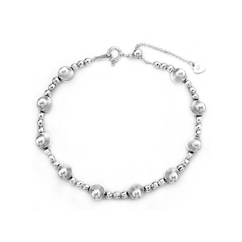 Sterling silver cat's eye sparkling high-end adjustable bracelet